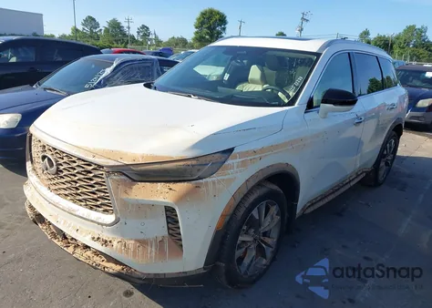 2025 Infiniti Qx60 Luxe из США, поврежденный, VIN 5N1AL1FR0SC348451